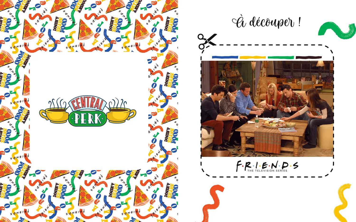Frigobloc Soirée pizza Friends coffret planche pizza