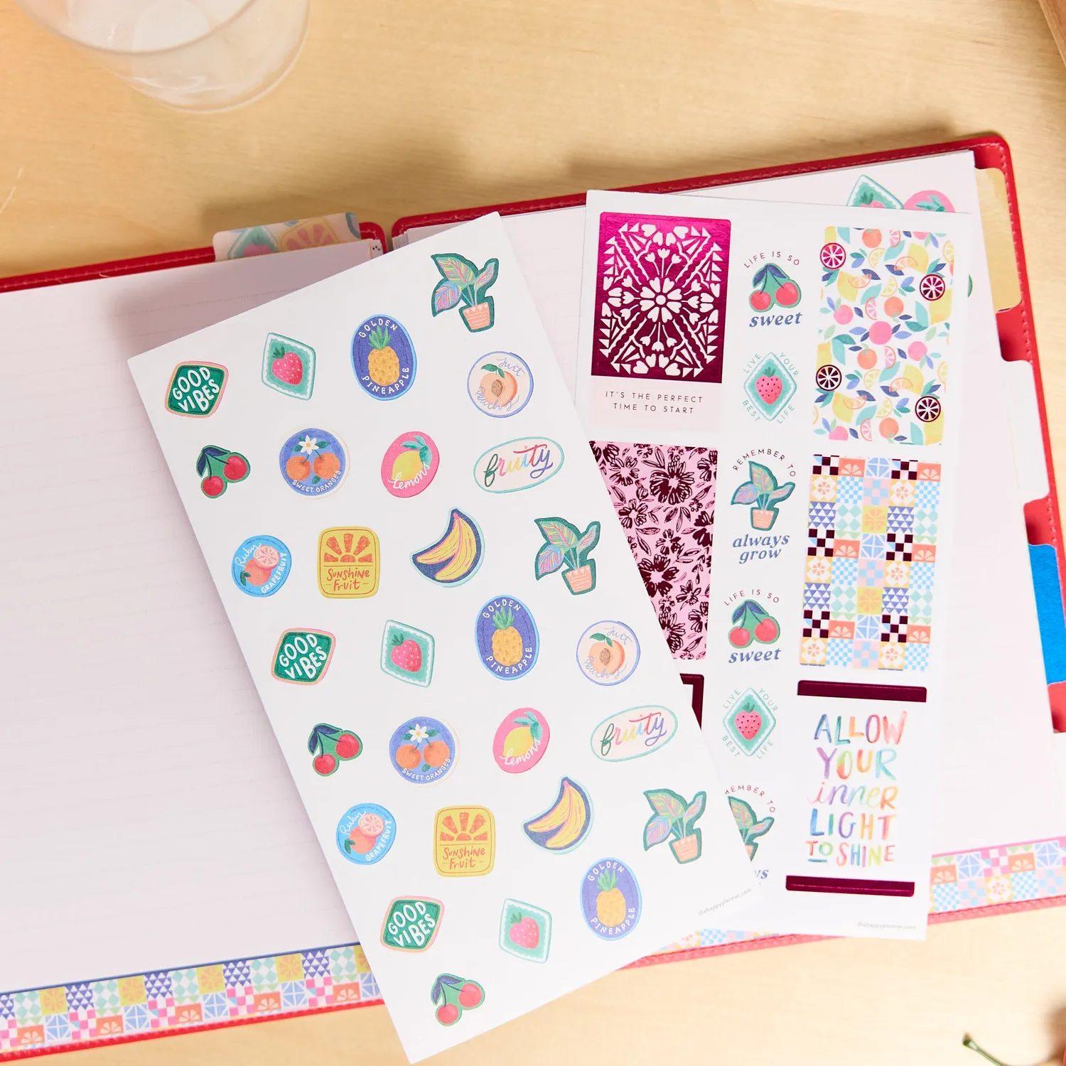 Me & my big ideas Happy Sunshine Splash accessoires planner Classic