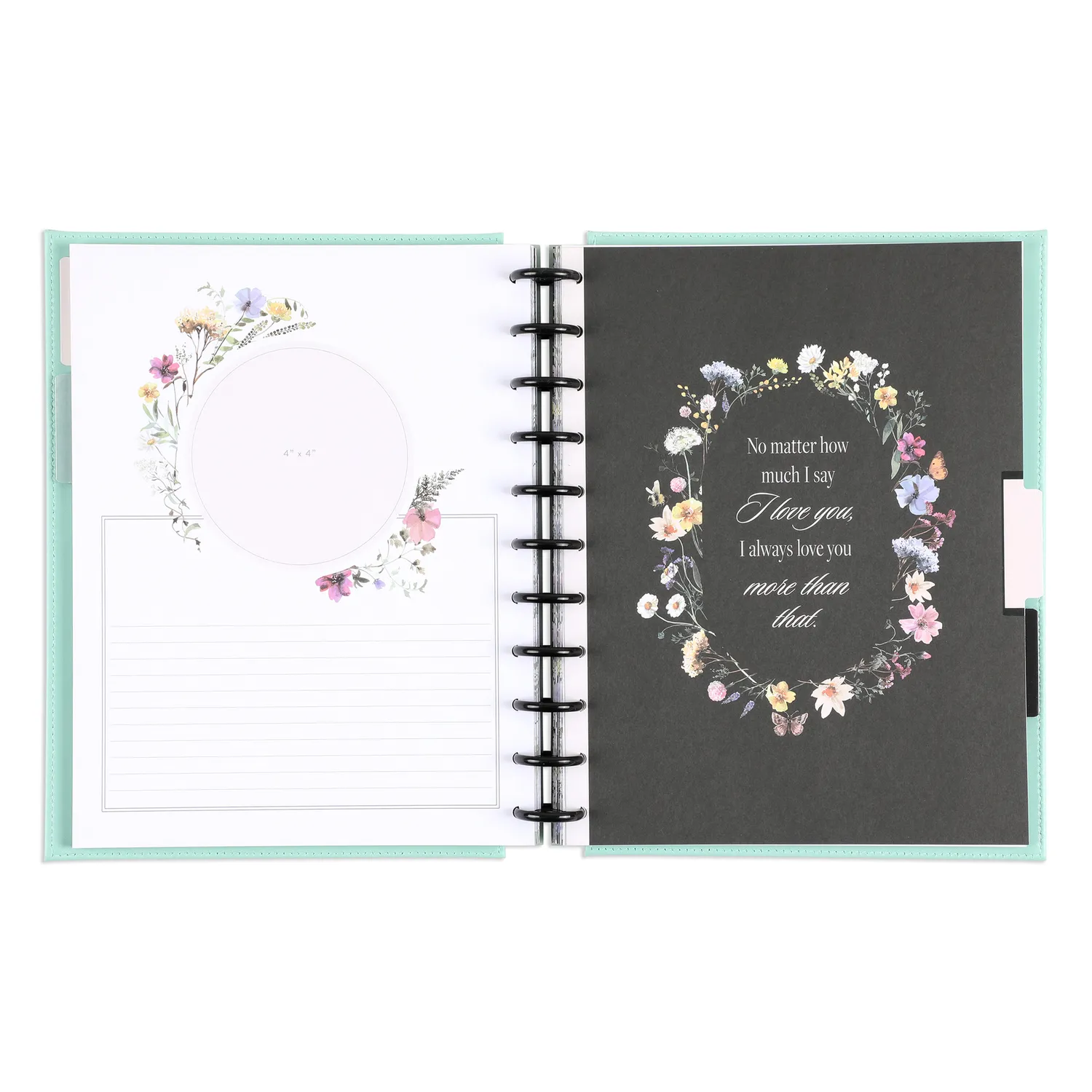 Happy Planner Blooming Elegance journal mariage photo 80 feuilles