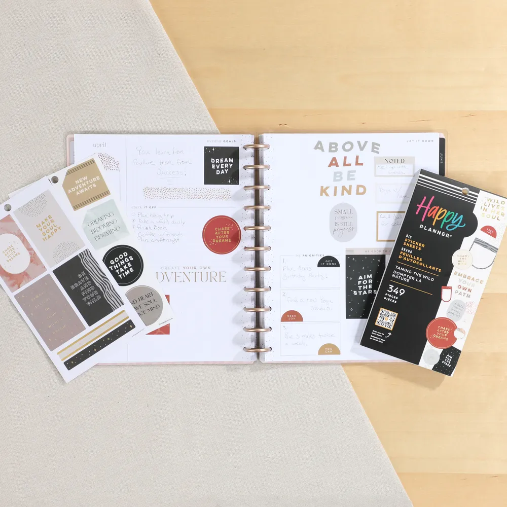 Happy Planner Taming the Wild stickers Big 349 stickers