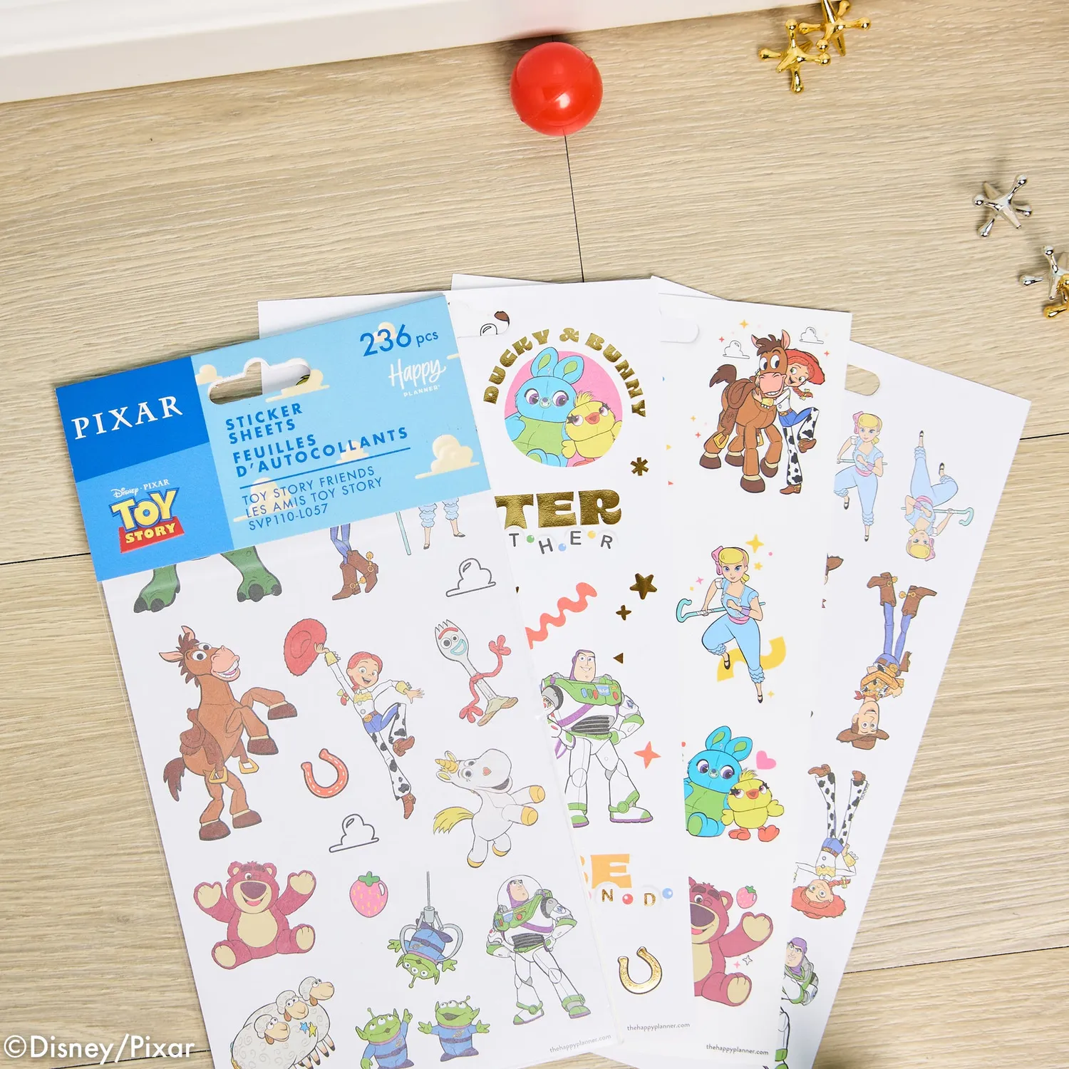 Happy Planner Toy Story Friends planches stickers 10 feuilles