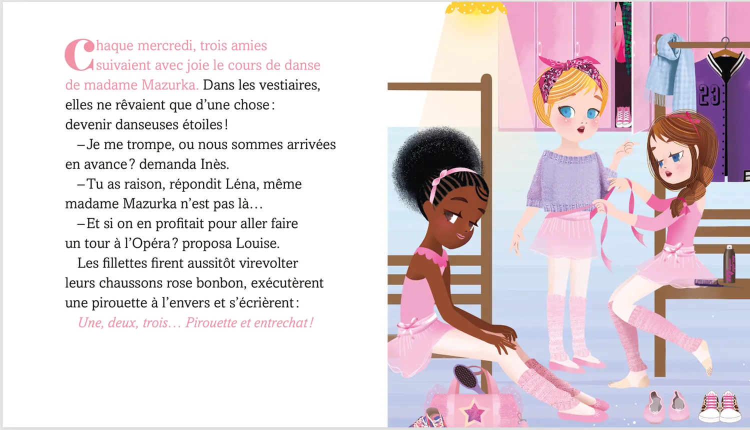 Frigobloc Une deux trois Danseuses Tome 5 roman danse 6 ans