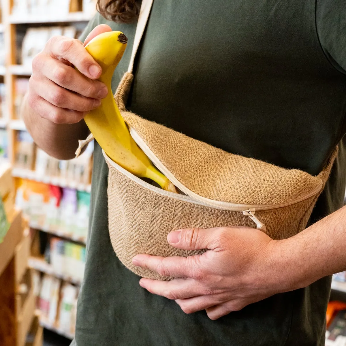 My365 sac banane L toile de jute