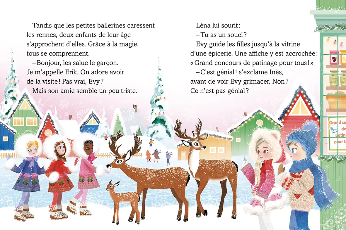 Frigobloc Une, deux, trois Danseuses Tome 11 livre danser sur la glace