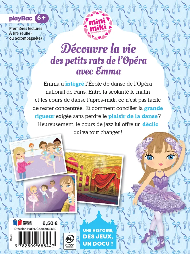 Frigobloc Emma à l'Opéra tome 2 premier roman école de danse