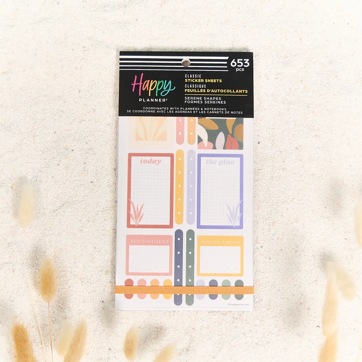 Happy Planner Serene Shapes stickers Classic 653 pcs