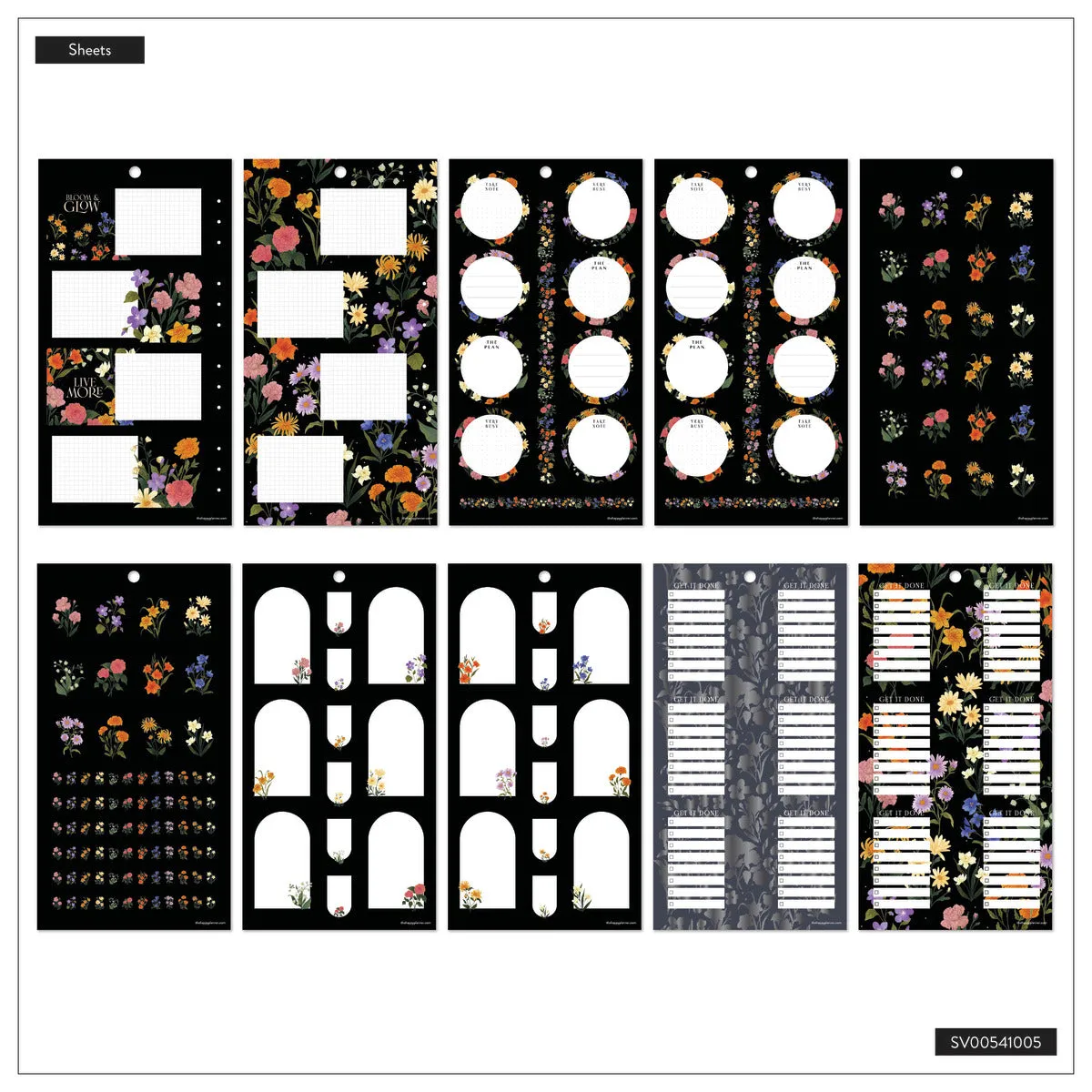 Me & my big ideas Value Pack Dark Garden stickers Classic 511