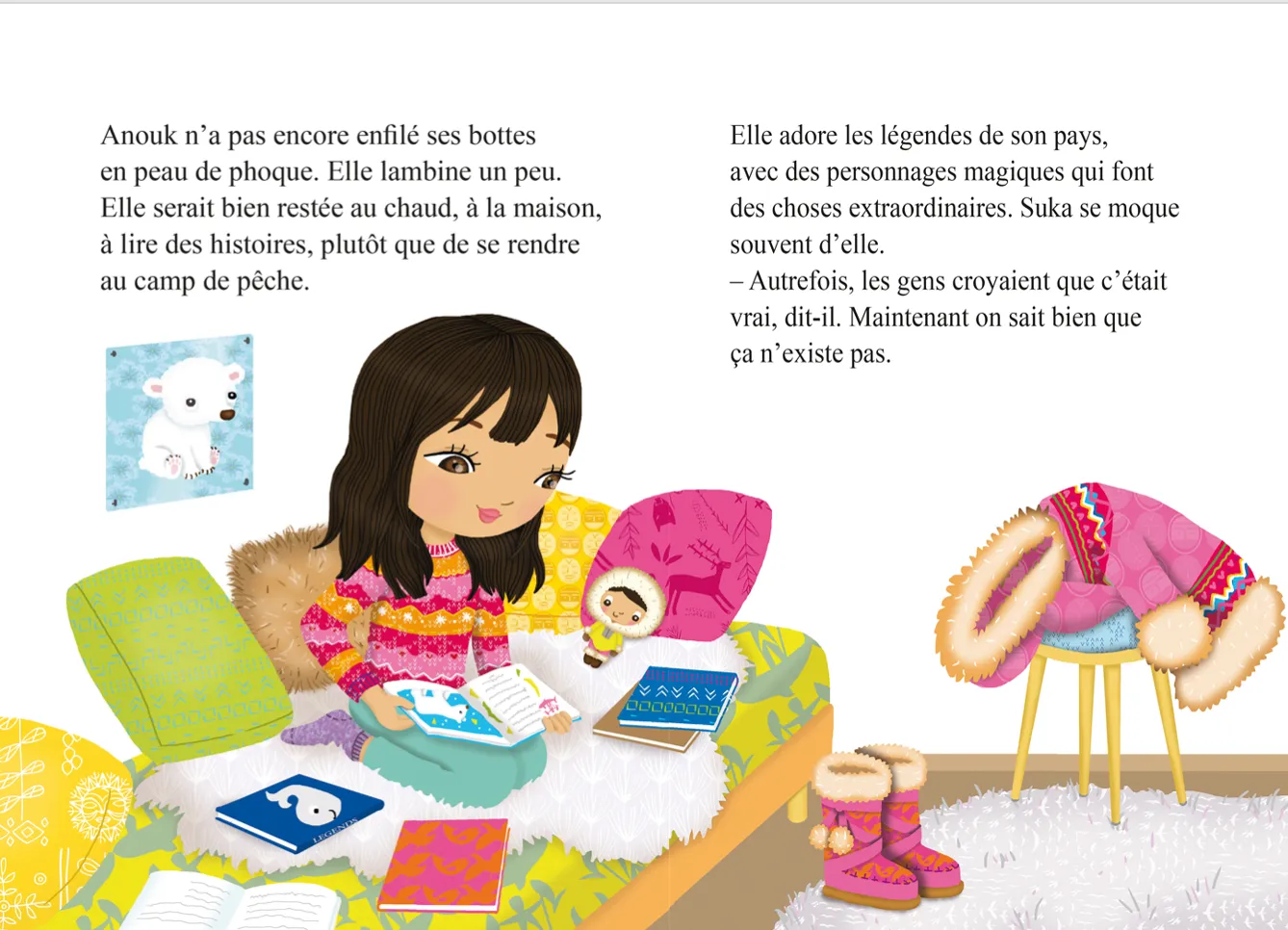 Minimiki Anouk et la perle de lumière livre Groenland