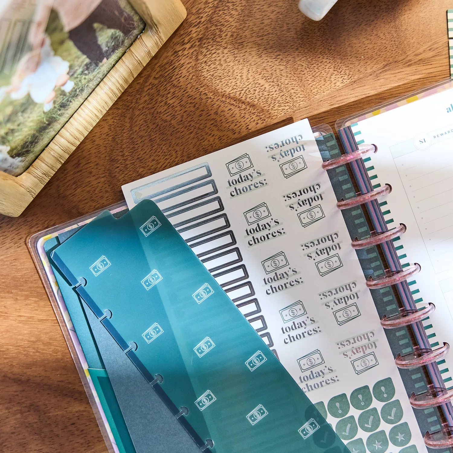 Happy Planner Parenting Allowance Chores accessoires Classic