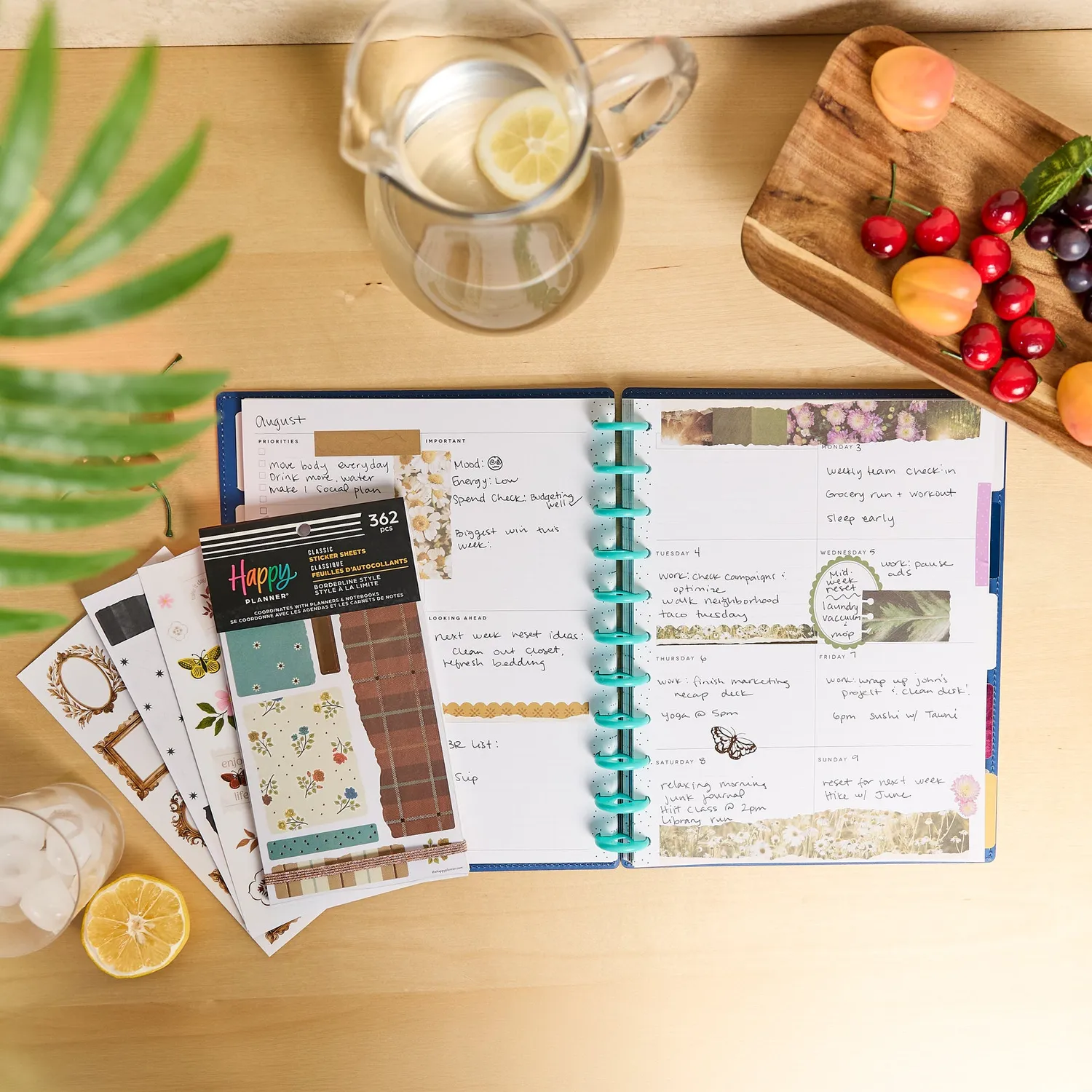 Me & my big ideas Happy Planner Borderline Style stickers 30 feuilles