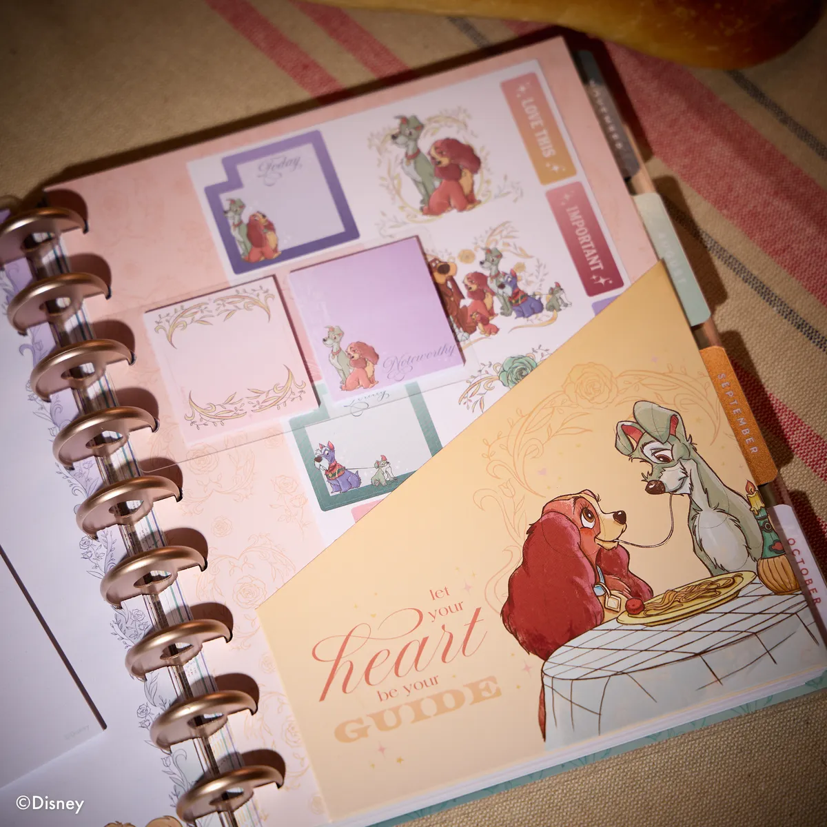 Happy Planner La Belle et Clochard pack accessoires Classic