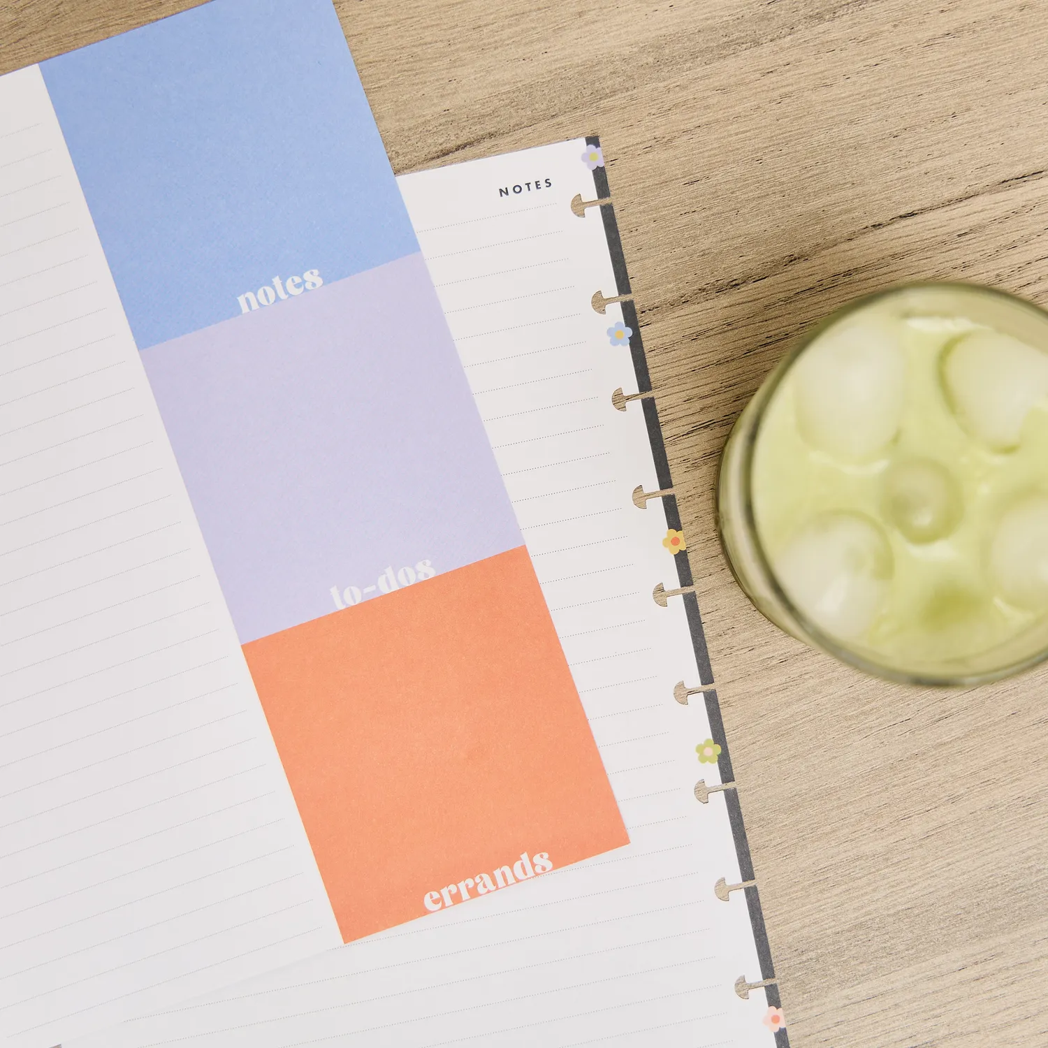 Happy Planner Bright Energy recharge pointillée Classic 40 feuilles