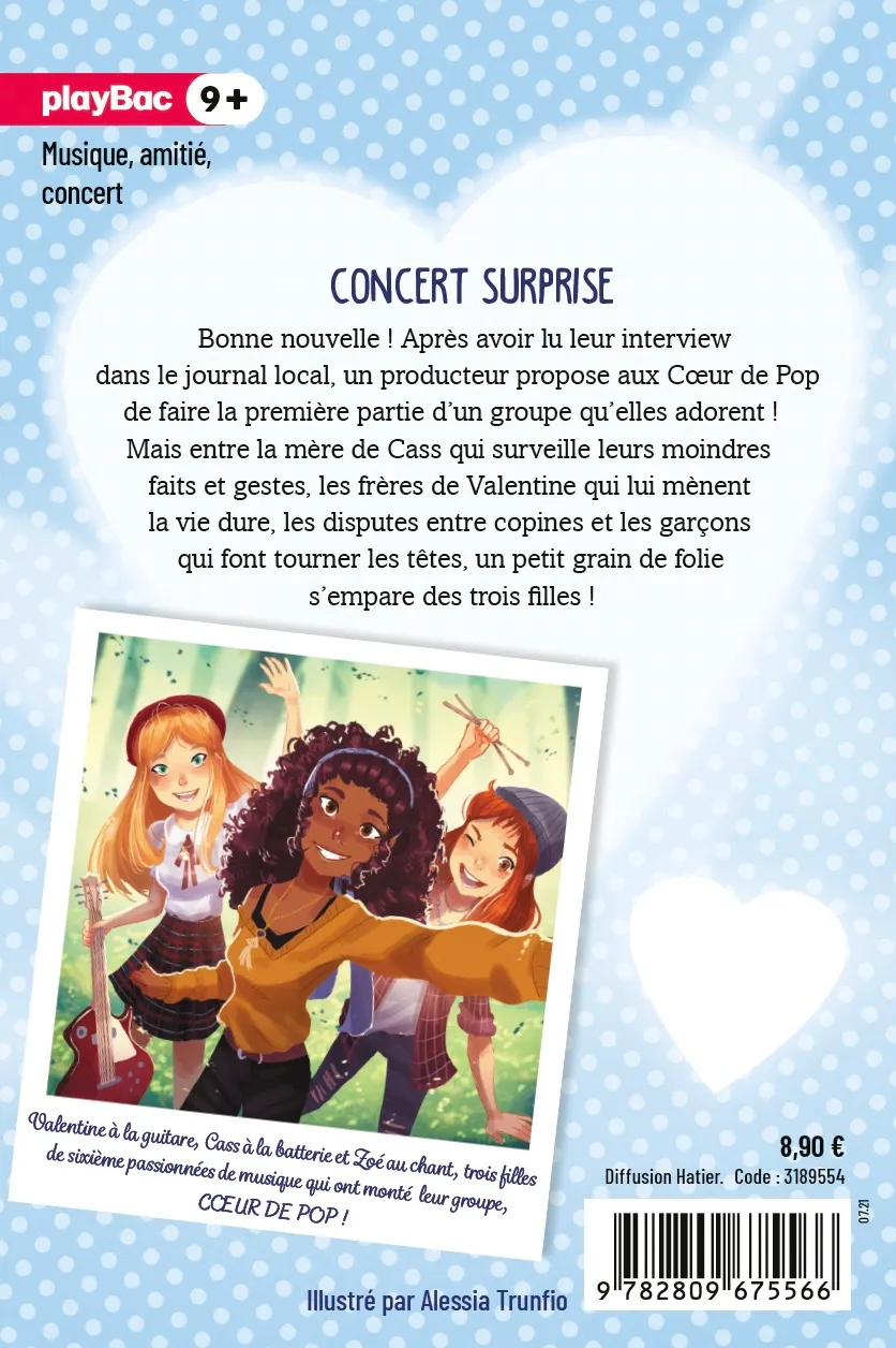 Frigobloc Coeur de Pop Concert surprise tome 4 roman