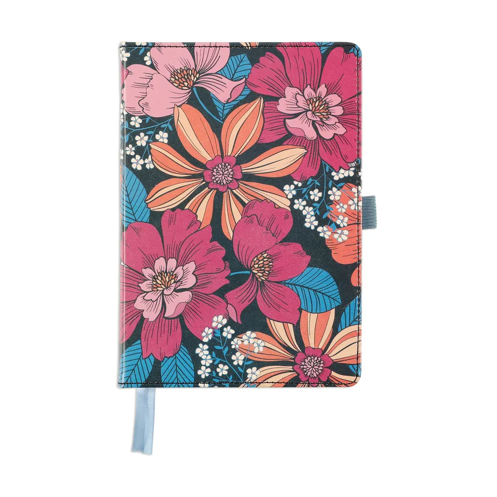 Happy Planner Retro Blooms journal pointillé 80 feuilles 160g