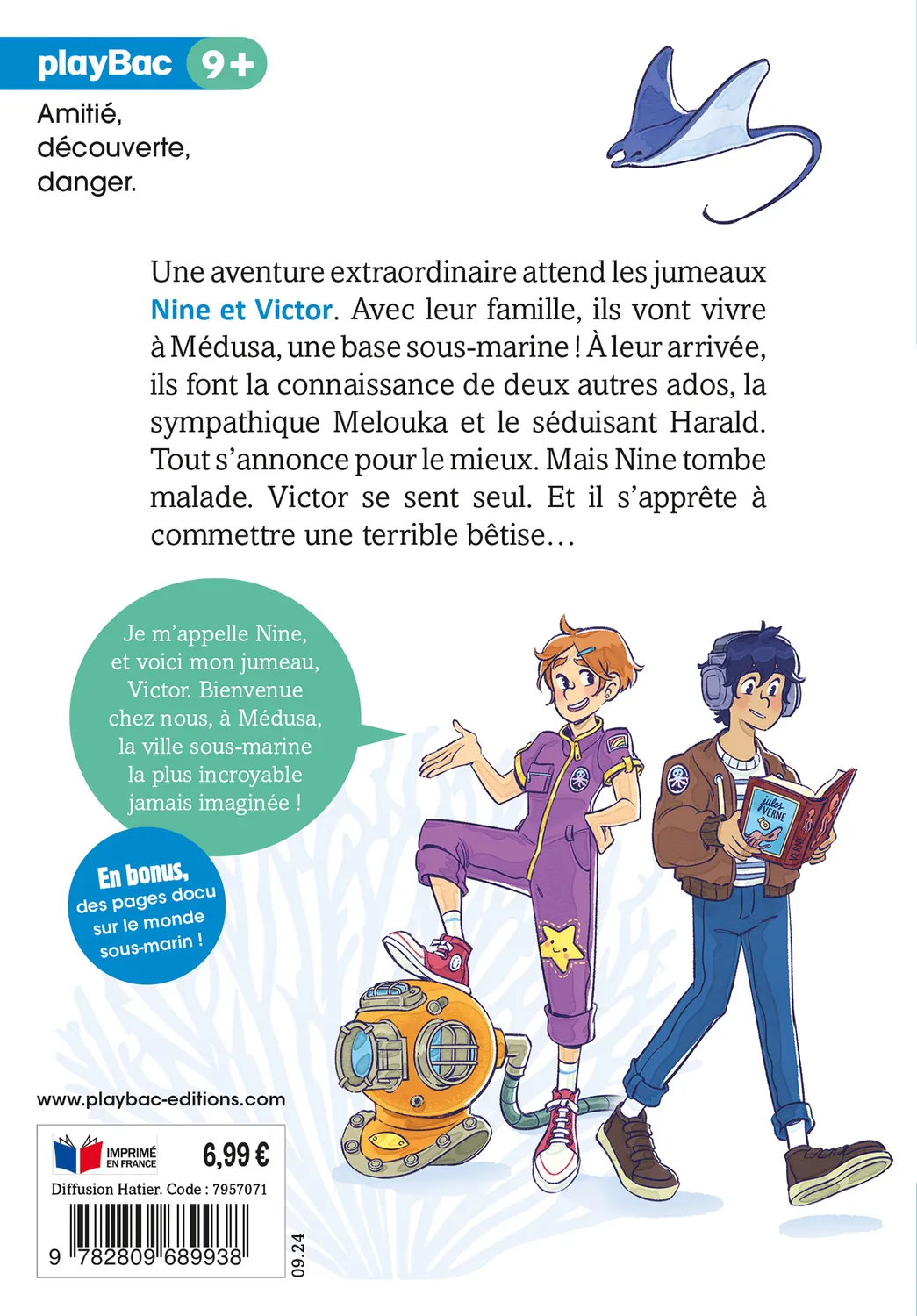 Frigobloc Mission Médusa Danger sous les mers tome 1 roman