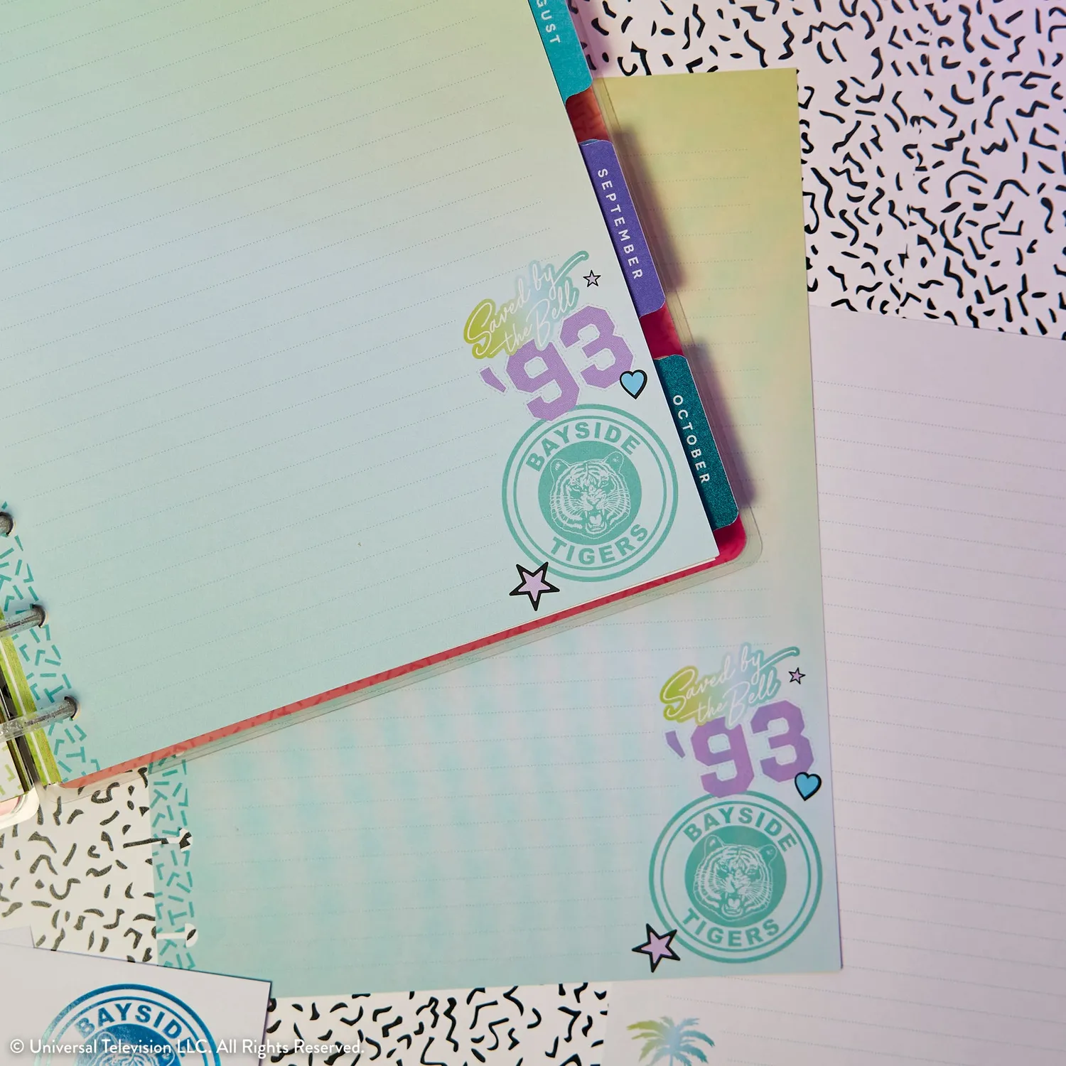 Happy Planner Saved by the Bell Classic pack accessoires rétro