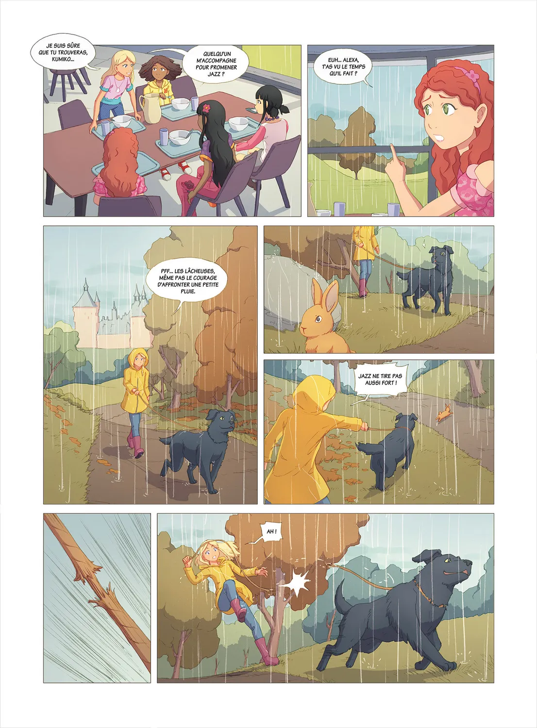 Kinra Girls Tome 3 Un fantôme à l'académie BD Halloween