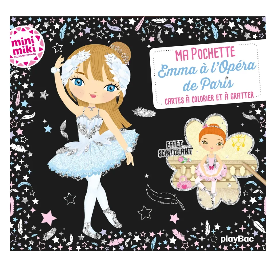 Emma à l’Opéra de Paris pochette cartes à gratter danseuses