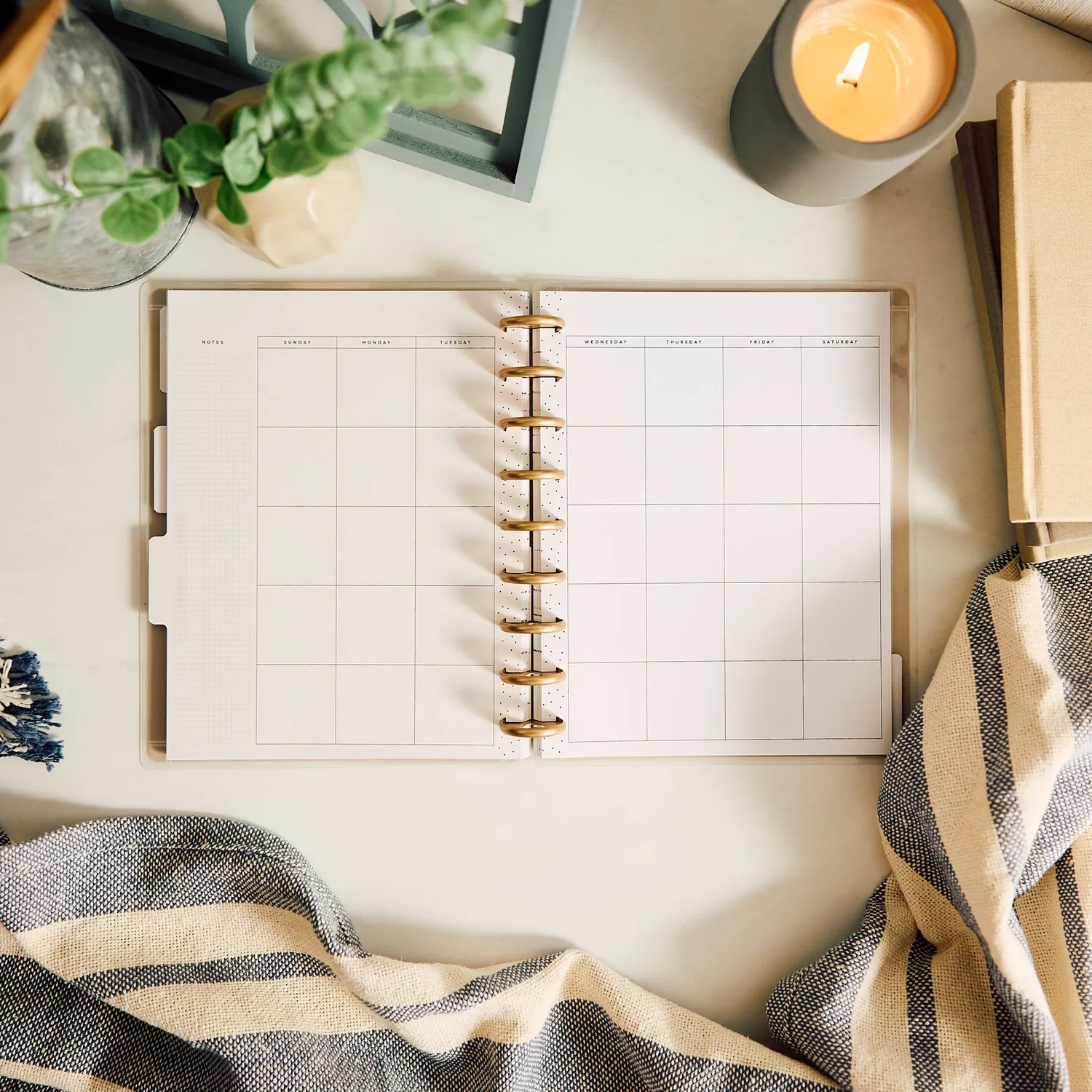 Happy Planner Haven & Heart agenda classic journalier non daté 4 mois