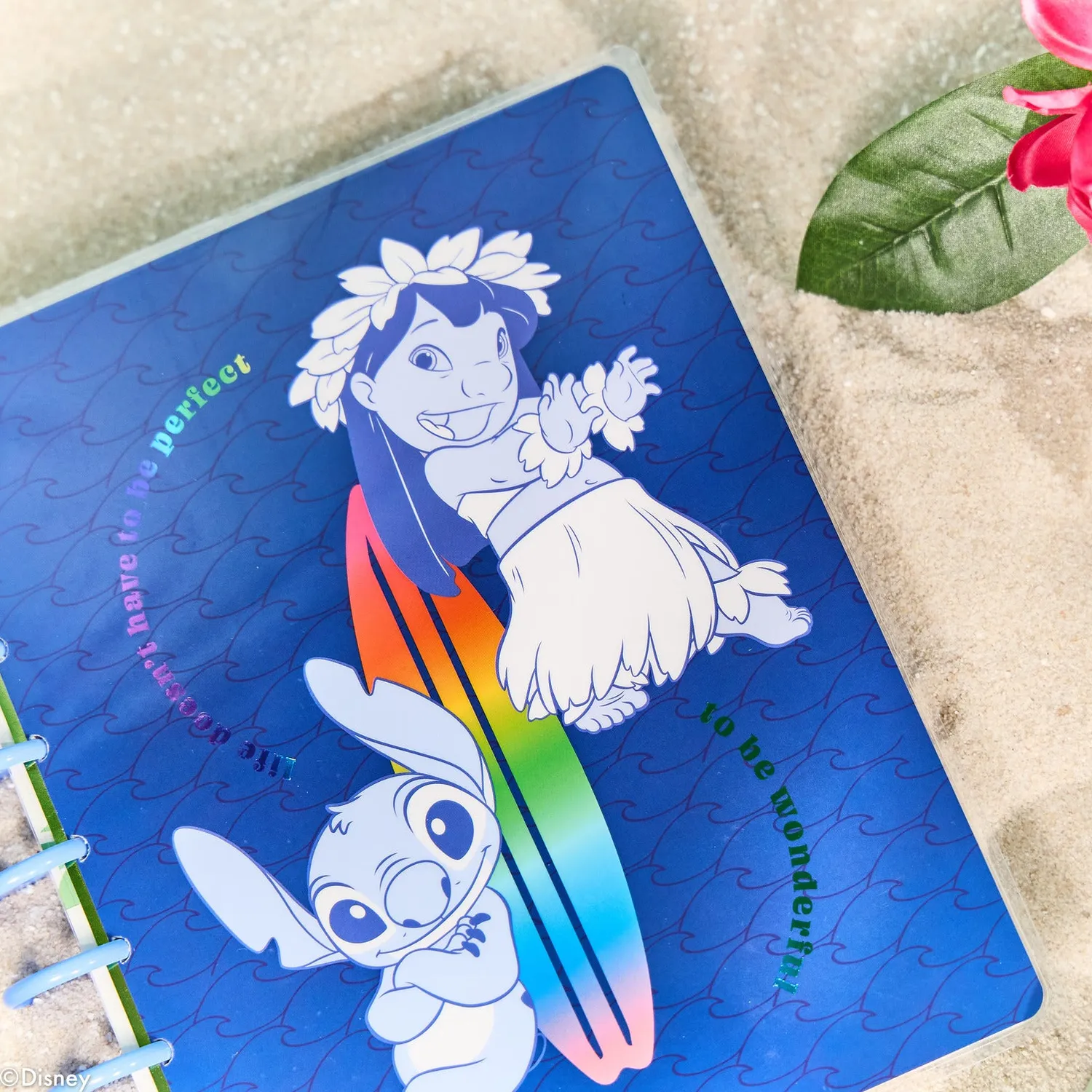 Happy Planner Lilo & Stitch Make Waves agenda Classic vertical non daté