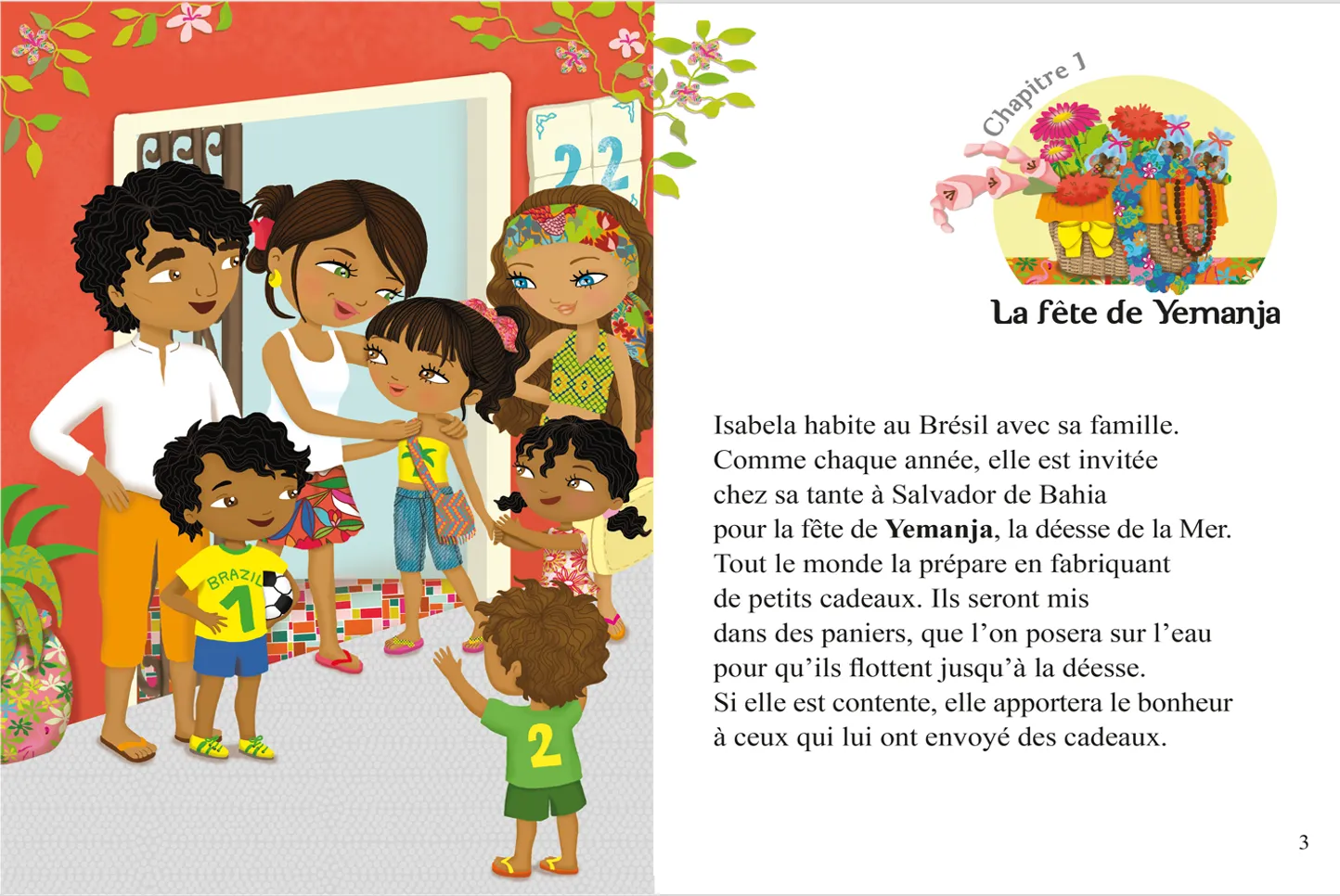 Minimiki Isabela et la déesse de la mer livre 6 ans Brésil
