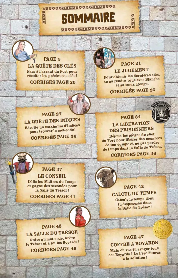 Frigobloc Incollables Fort Boyard cahier vacances CP-CE1 6-7 ans