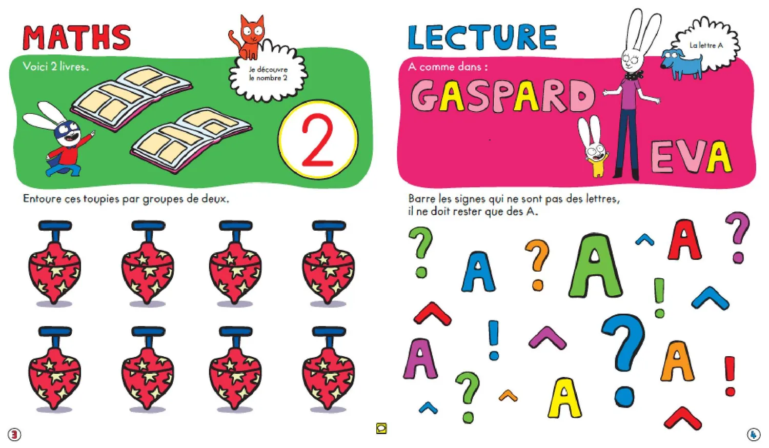 Les Incollables Simon Toute mon année moyenne section cahier stickers