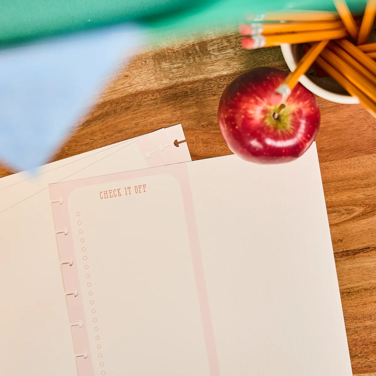 Happy Planner Teaching Seasons recharge Big 40 feuilles dashboard ligné