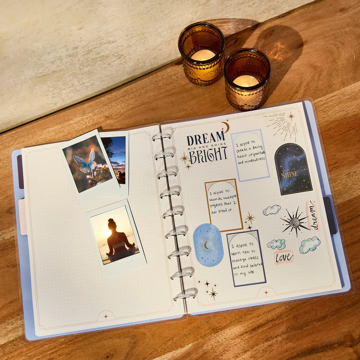 Happy Planner Starcrossed carnet pointillé Classic 60 feuilles