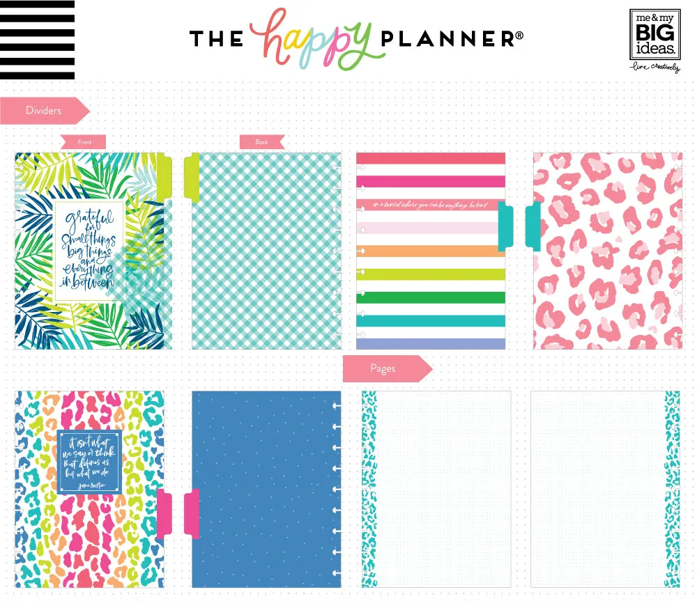 Happy Planner Happy Notes carnet Classic Splash of Color pointillé