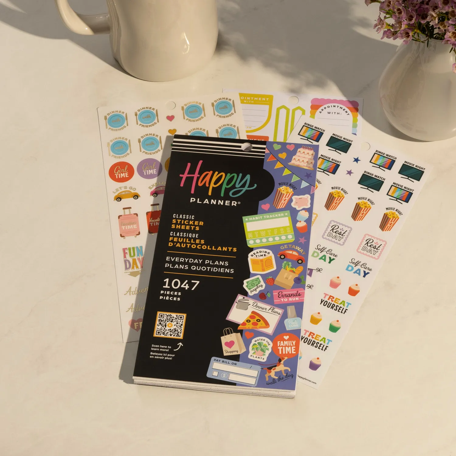 Happy Planner Everyday Plans stickers Classic 30 planches