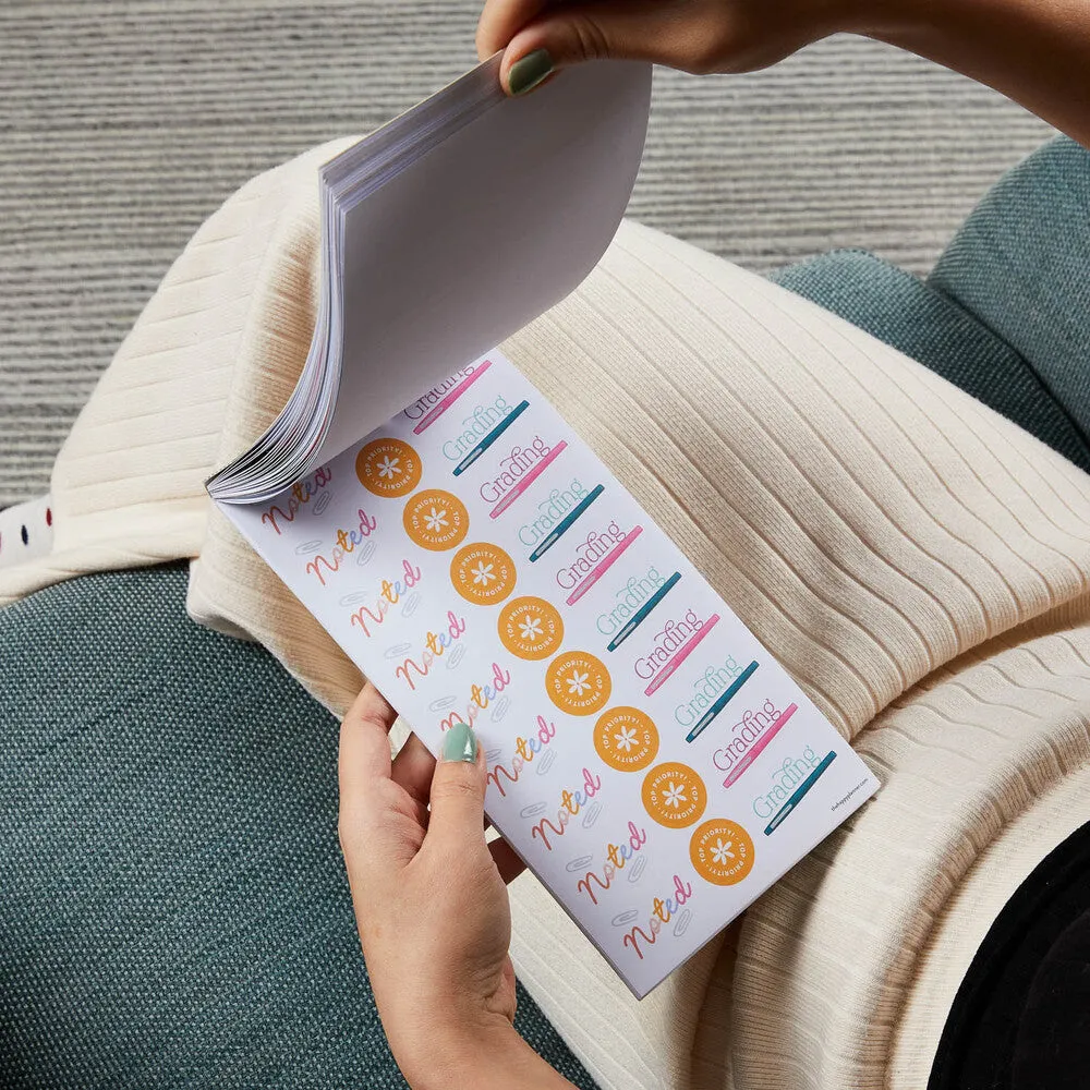 Happy Planner Groovy Day Teacher stickers Big 779 professeur