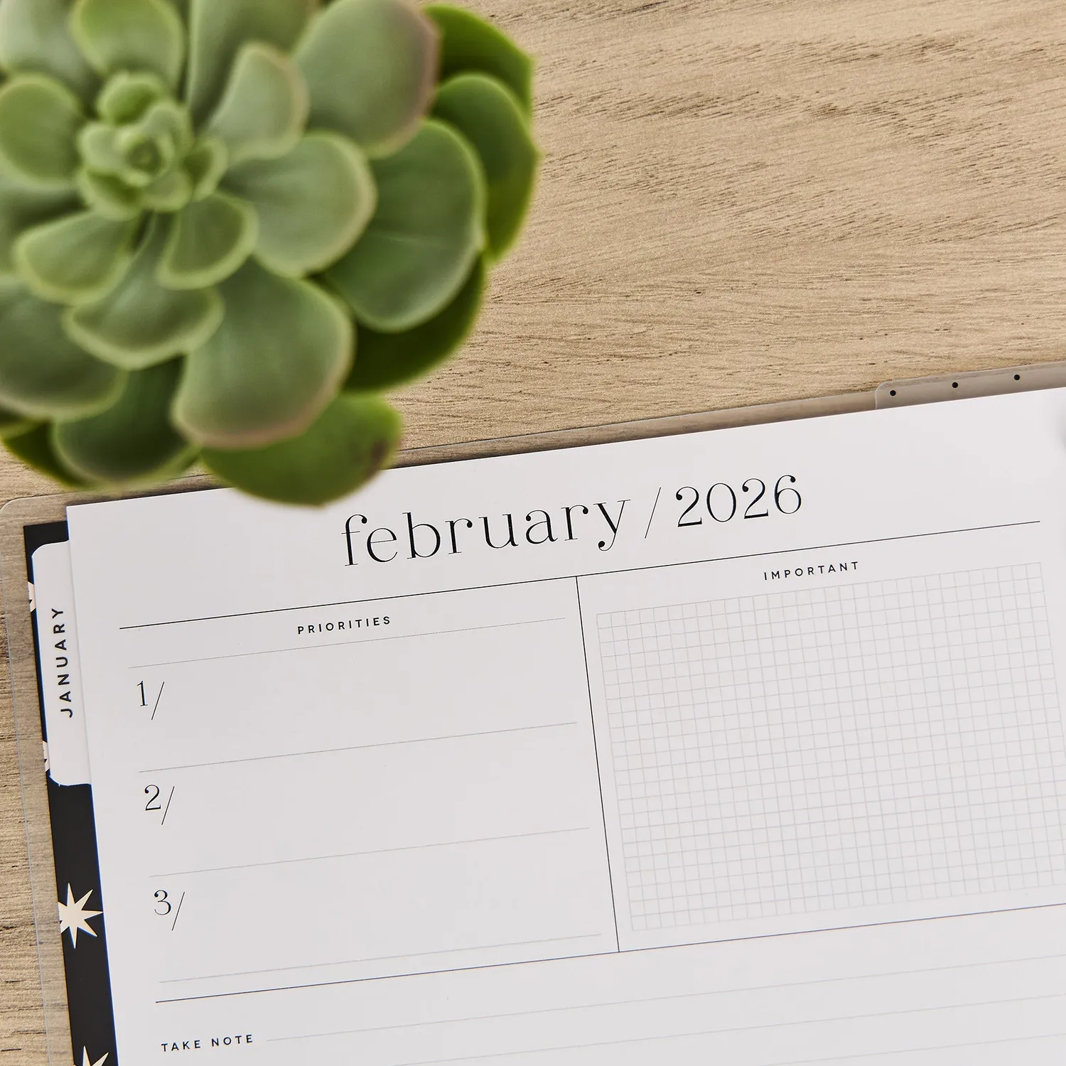 Happy Planner Ink Ivy agenda 2026 Big Dashboard 12 mois