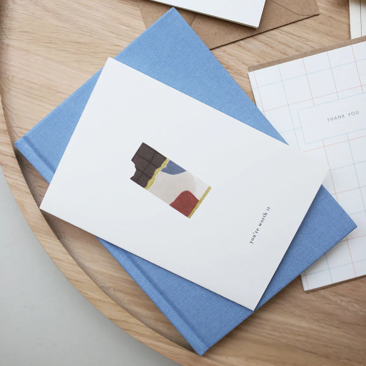 Kartotek Chocolate Bar carte de vœux avec enveloppe