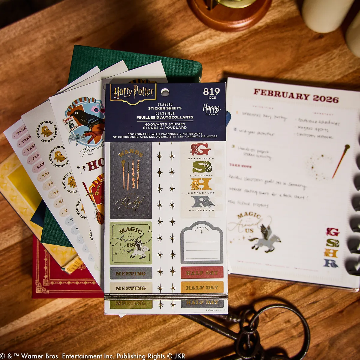 Happy Planner Harry Potter stickers teacher value pack 819