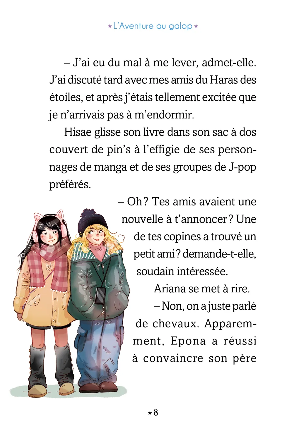 Frigobloc L'Aventure au Galop Tome 2 Japon roman cheval 8 ans