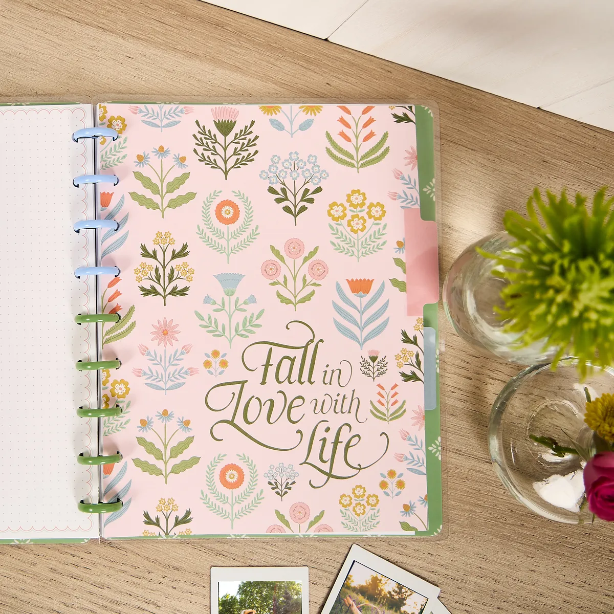 Happy Planner Cottage Charm carnet Classic ligné pointillé 60 feuilles