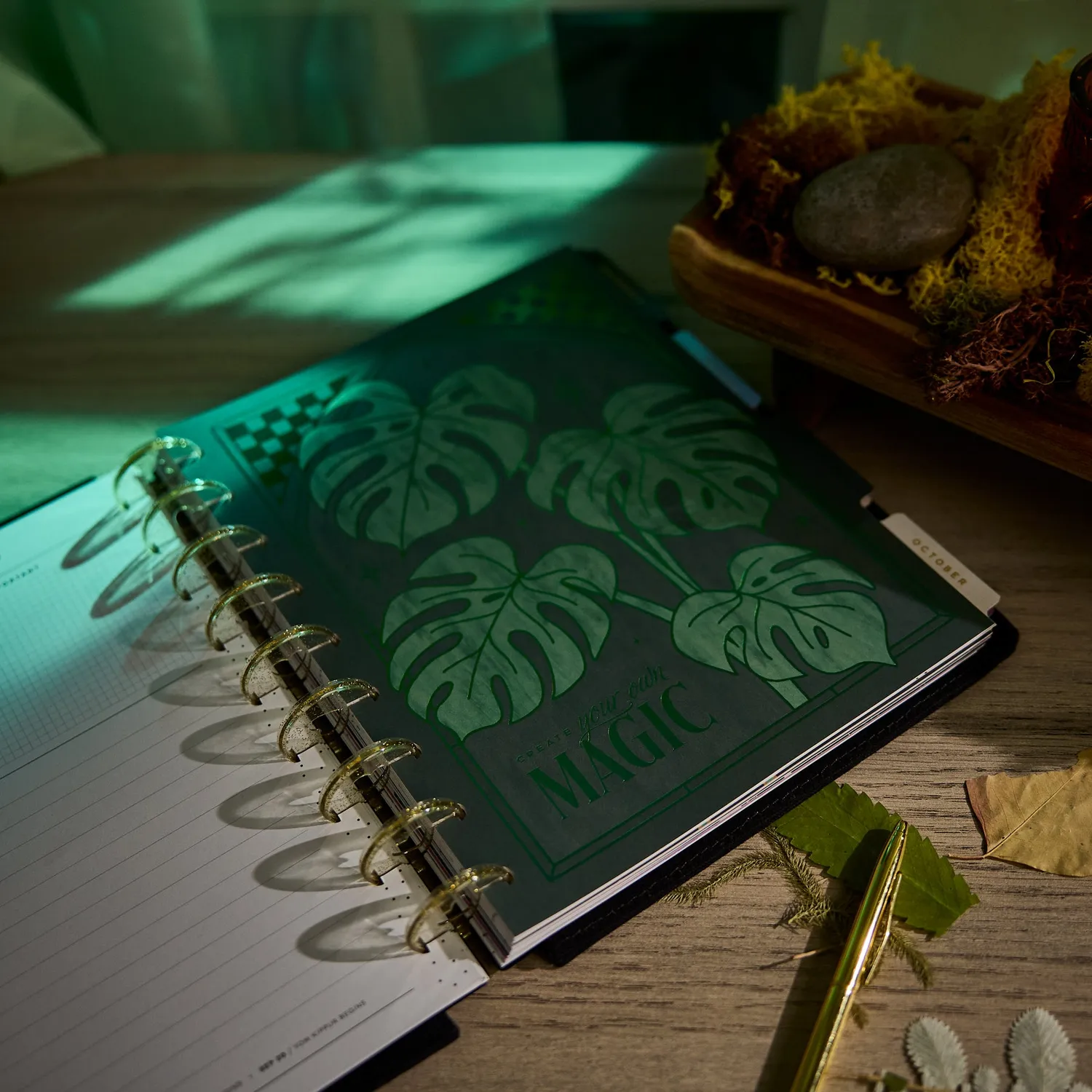 Happy Planner Tinted Mosaic agenda Classic dashboard 12 mois