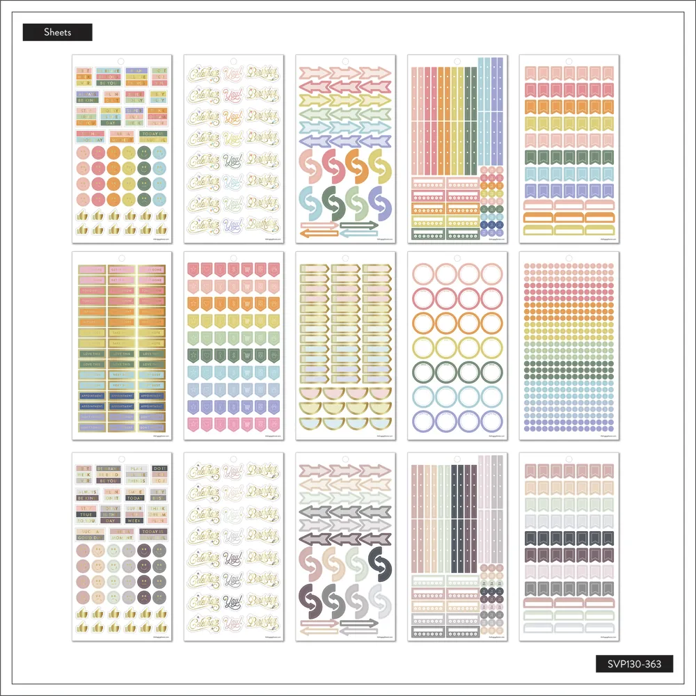 Me & my big ideas Daily Essentials Value Pack stickers 2481 fonctionnels