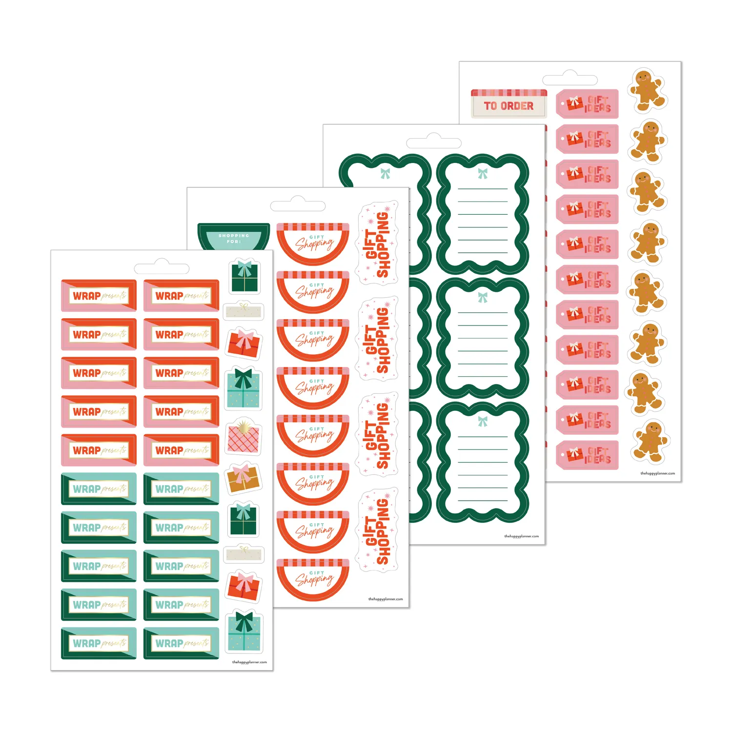 Me & my big ideas Holiday Planning stickers 10 feuilles fêtes