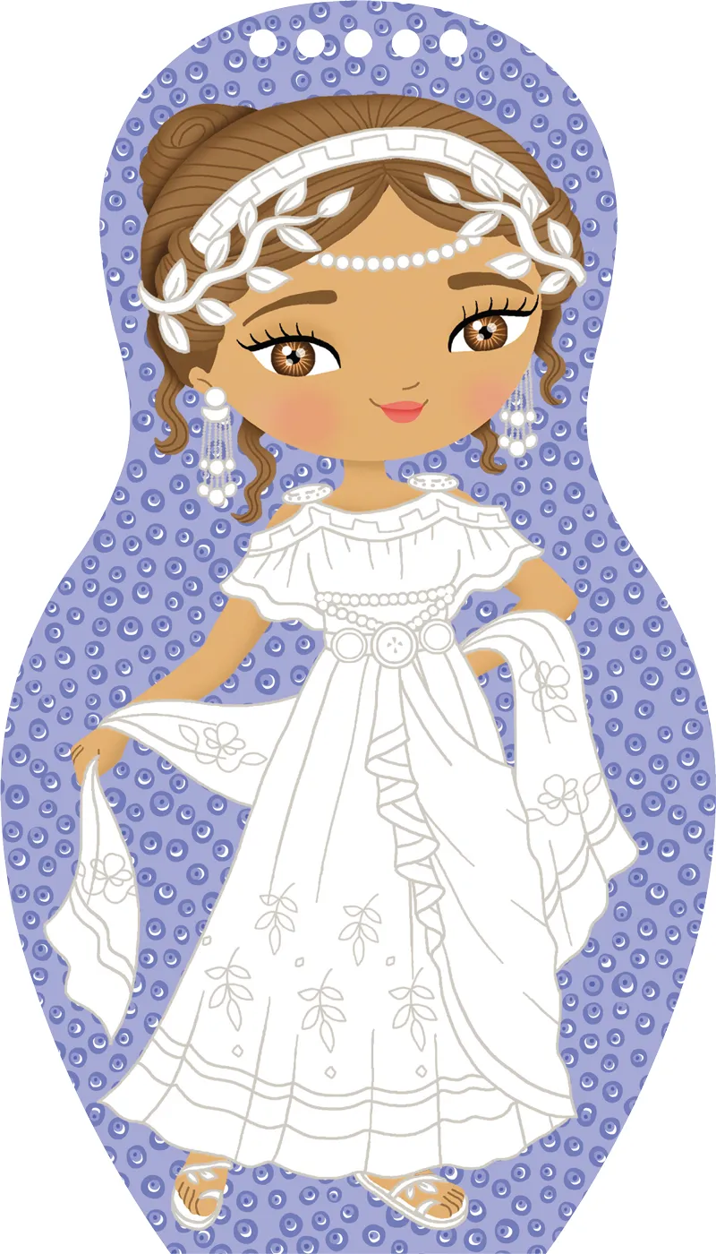 Minimiki Elena en Grèce carnet créatif stickers bracelet