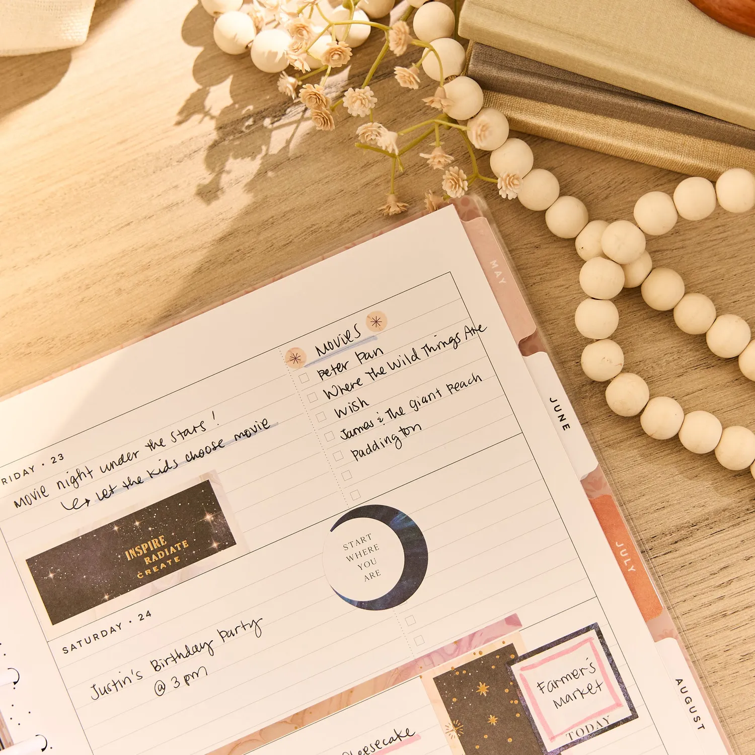 Happy Planner Dune Hues agenda horizontal Big 18 mois 26-27