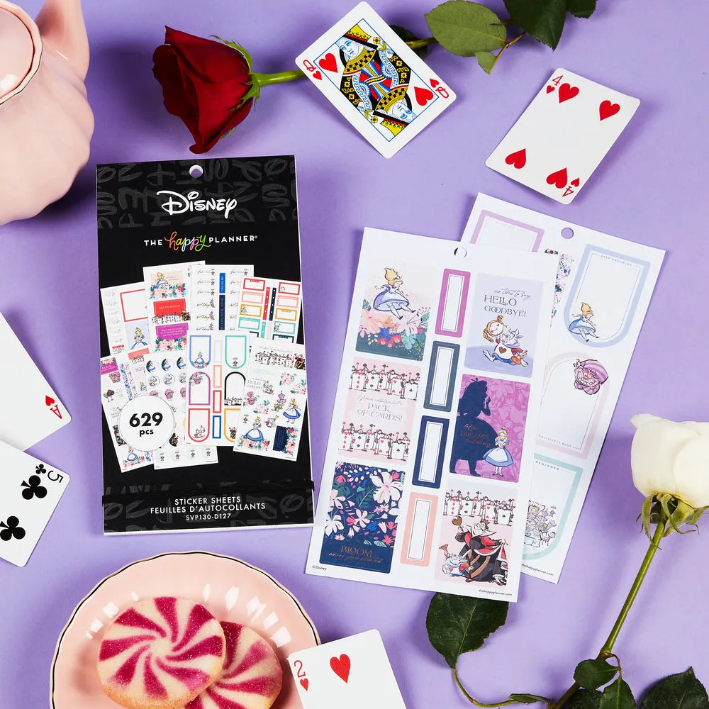 Happy Planner Disney Alice stickers féeriques 629 pièces