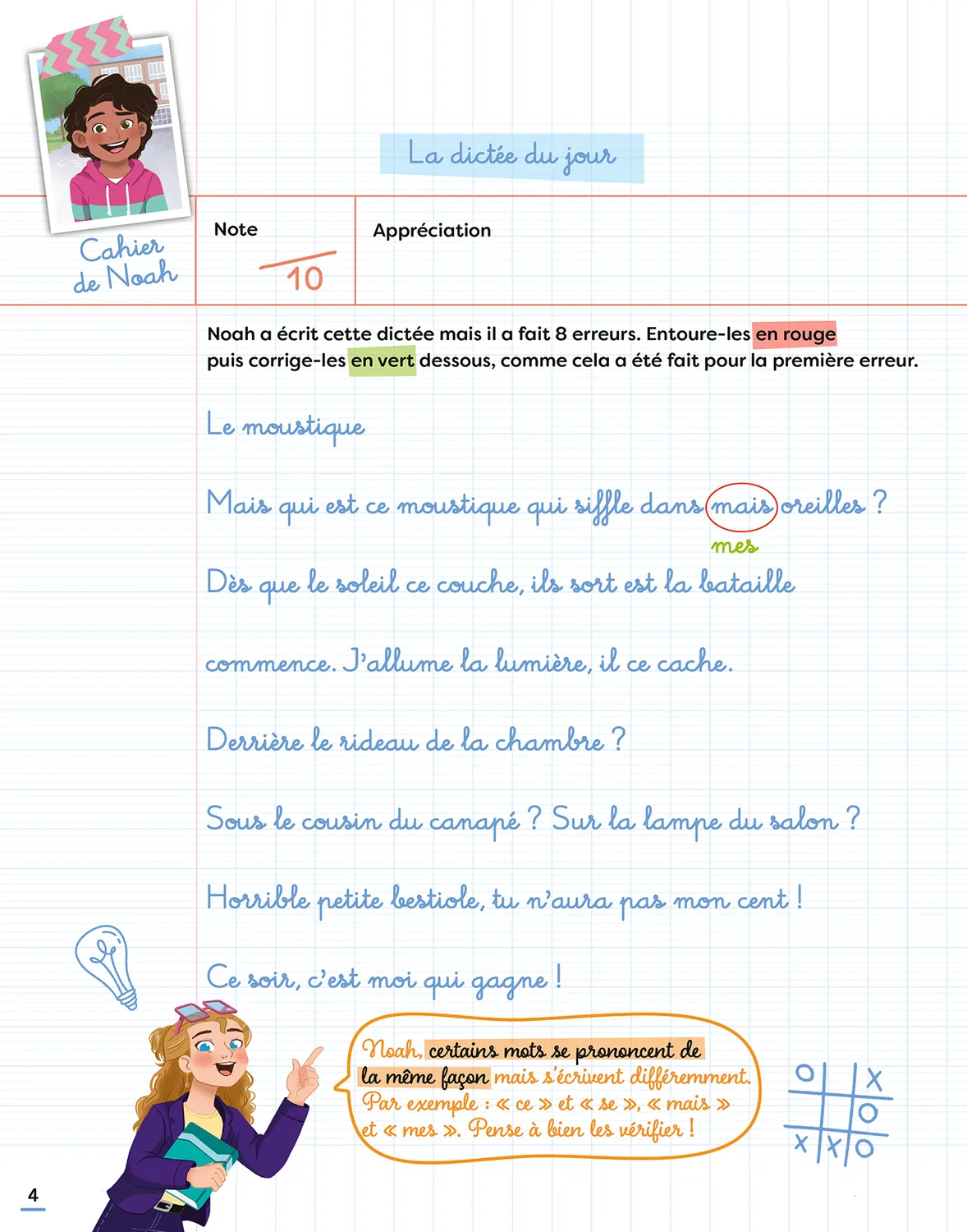 Frigobloc Incollables C’est moi la maîtresse CM1 cahier 9-10 ans
