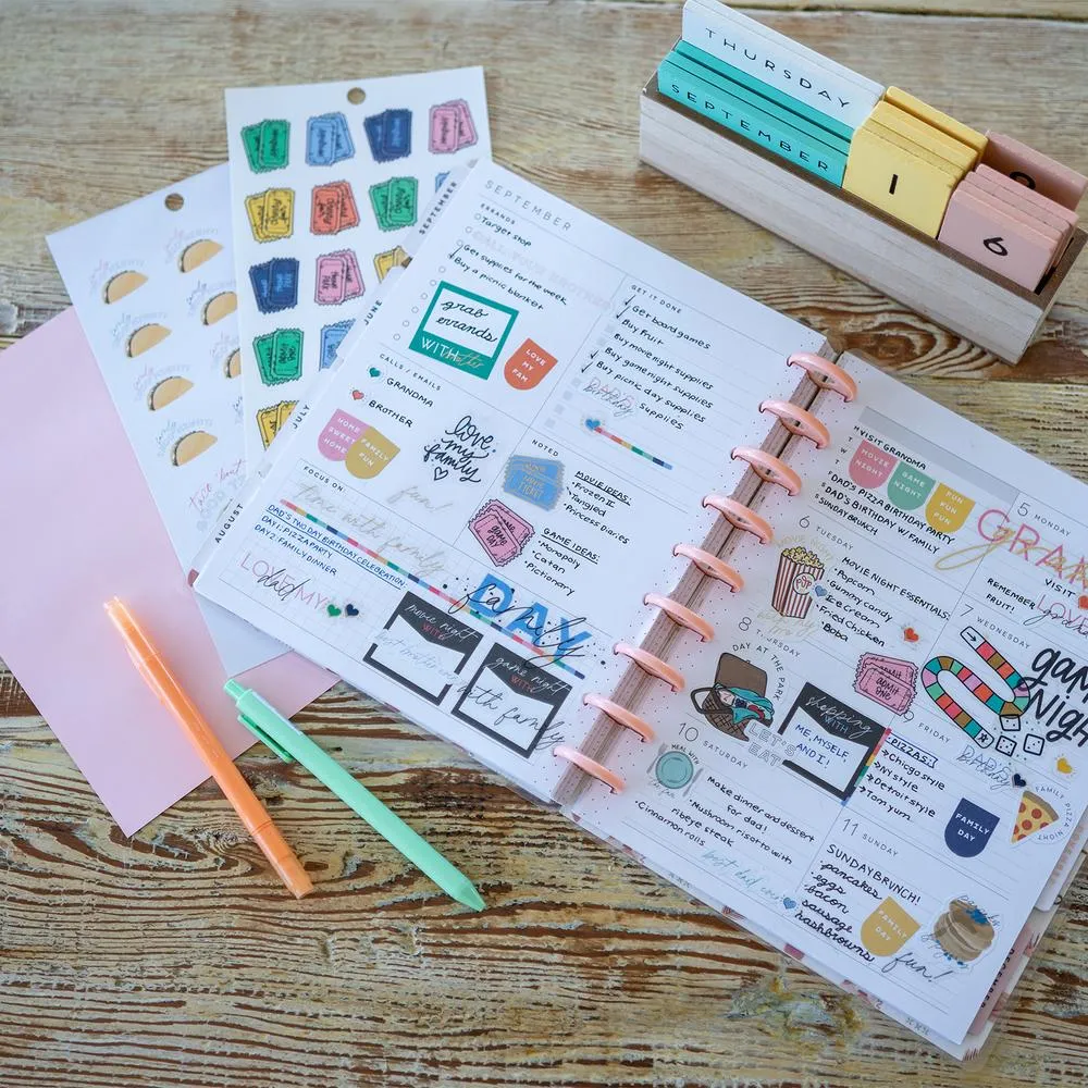 Happy Planner Value Pack Stickers Family autocollants 631 famille