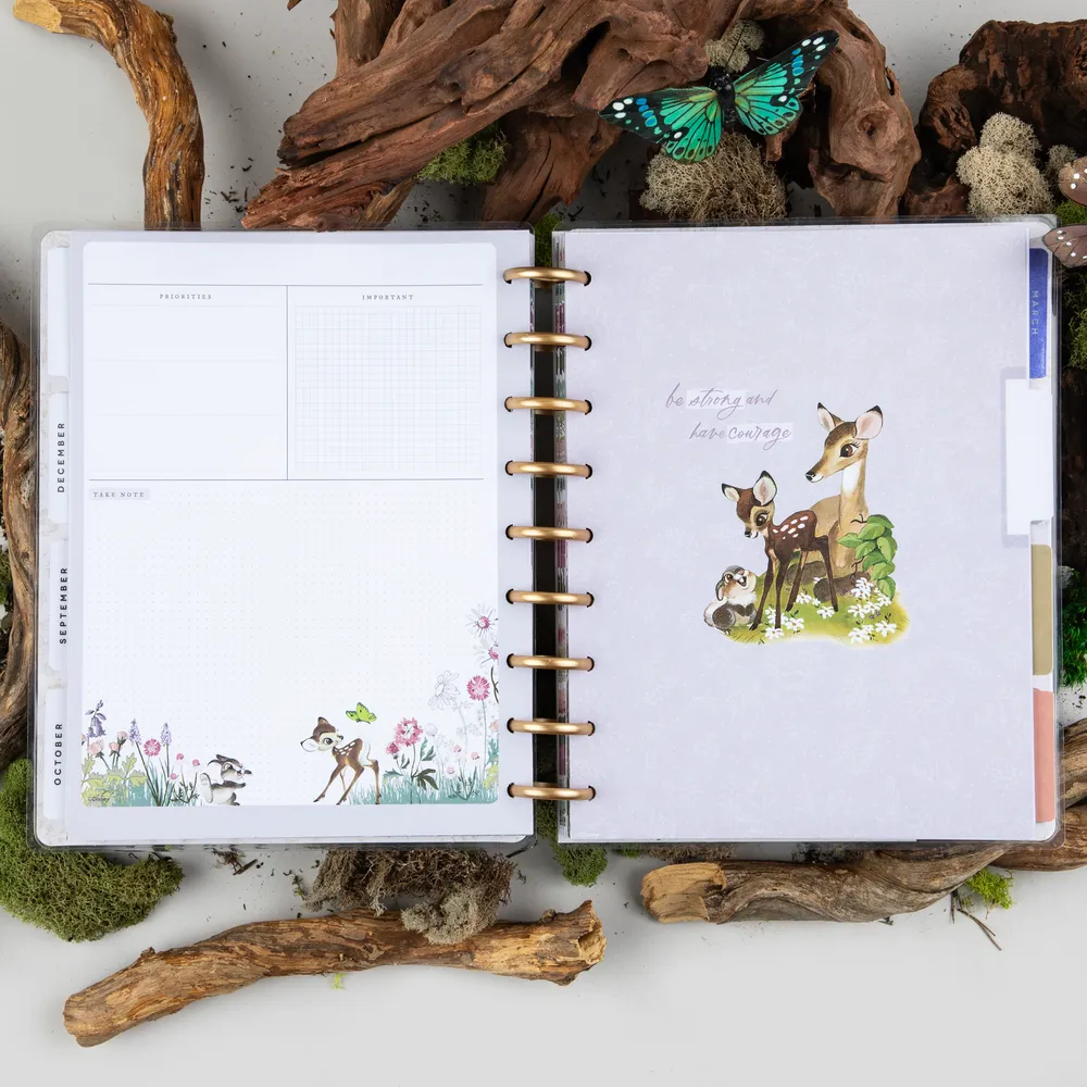 Happy Planner Disney Bambi Classic pack extension 4 mois