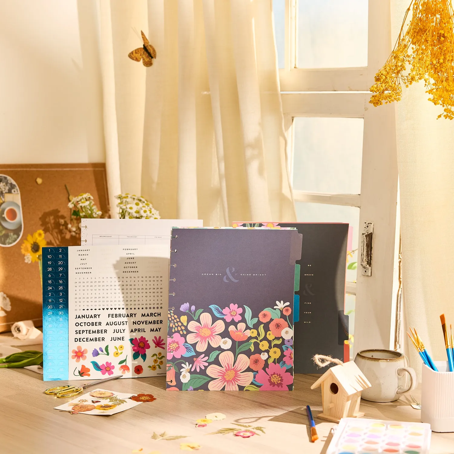 Happy Planner Golden Garden Big extension verticale non datée