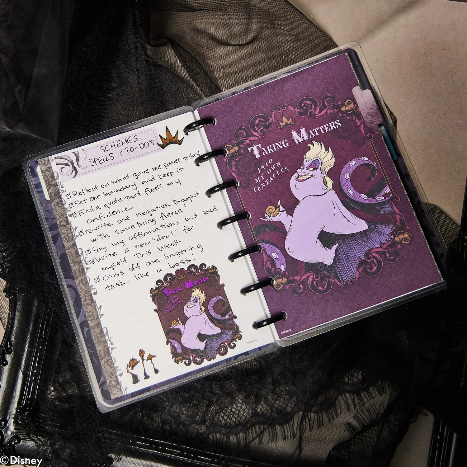 Happy Planner Disney Villains Be Happy Box coffret Classic vertical