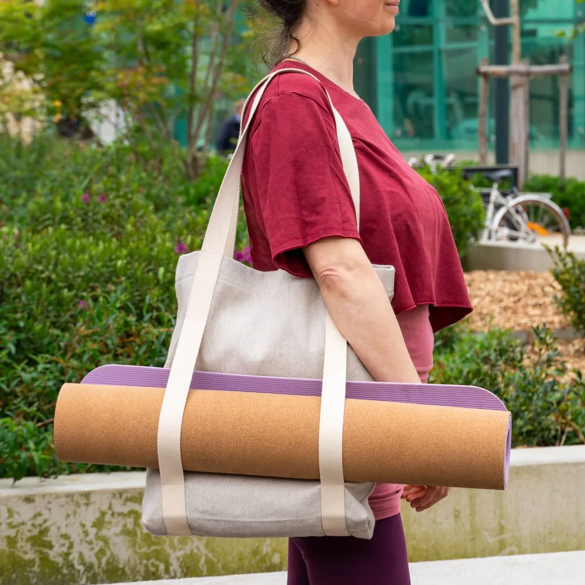 My365 Tote bag chanvre et coton sac textile naturel