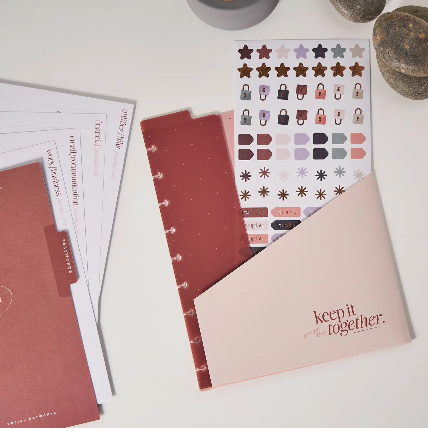 Happy Planner Rise & Align extension mots de passe Classic